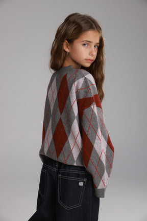 סוודר טומי אפור כהה