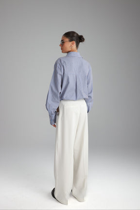 מכנסי ניקולאס לבנים