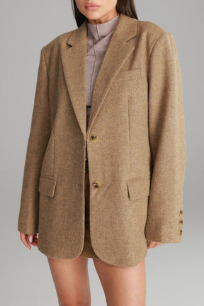 בלייזר אדריאנה חום בהיר