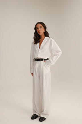 מכנסי זואי לבנים