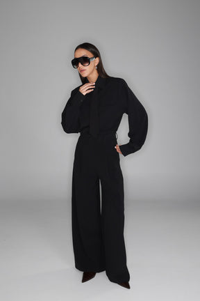 מכנסי מרגי שחורים