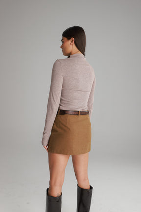 חולצת קרוליין בז'