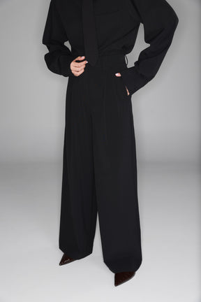 מכנסי מרגי שחורים