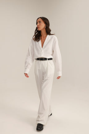 מכנסי זואי לבנים