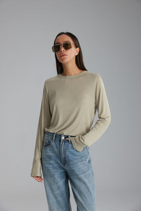 חולצת ניקי חאקי