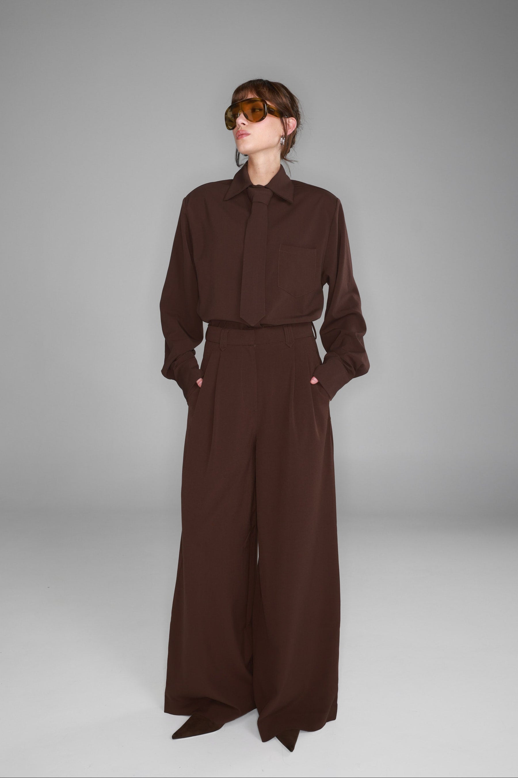 חולצת ג'יימס חומה