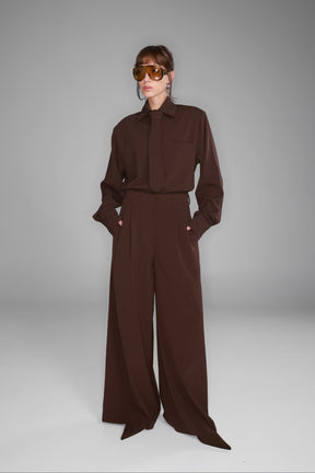 מכנסי מרגי חומים