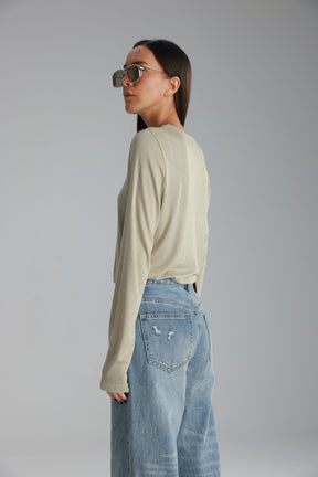 חולצת ניקי חאקי