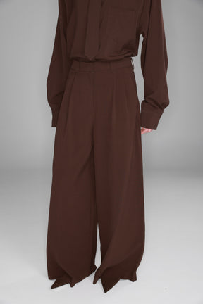 מכנסי מרגי חומים