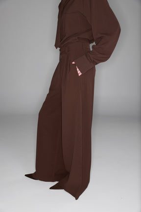 מכנסי מרגי חומים