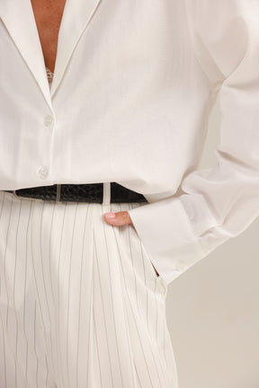 מכנסי זואי לבנים