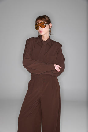 חולצת ג'יימס חומה