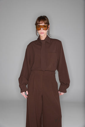 חולצת ג'יימס חומה