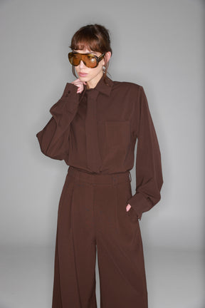 חולצת ג'יימס חומה