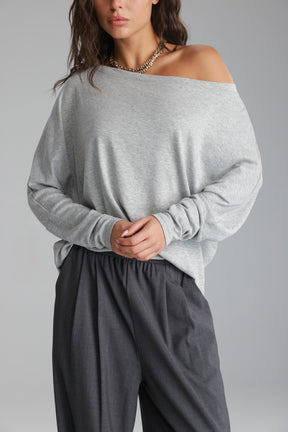 חולצת סלינה אפורה