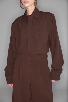 חולצת ג'יימס חומה