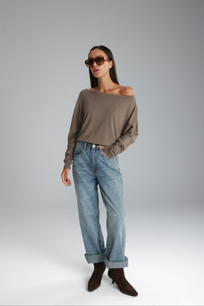 חולצת סלינה חאקי