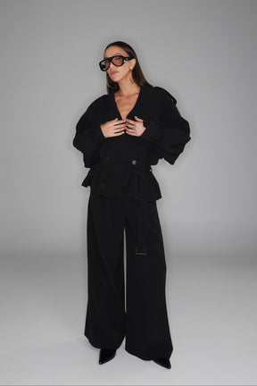 מכנסי מרגי שחורים