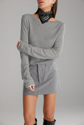 חולצת אנג'ל לבן/שחור