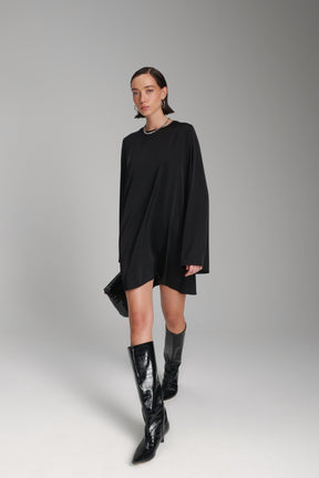 שמלת אודרי שחורה