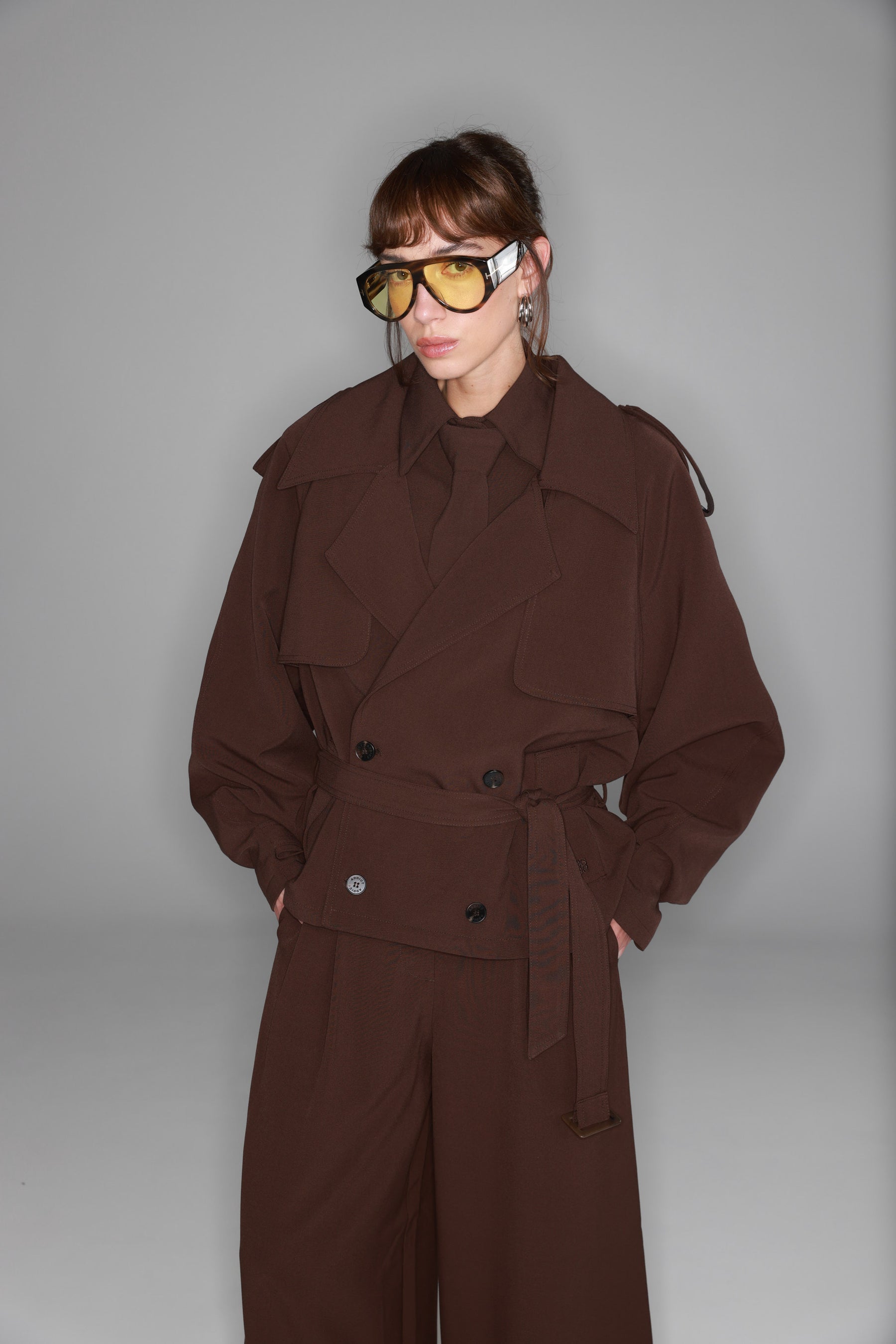 טרנץ' אנריקה חום כהה