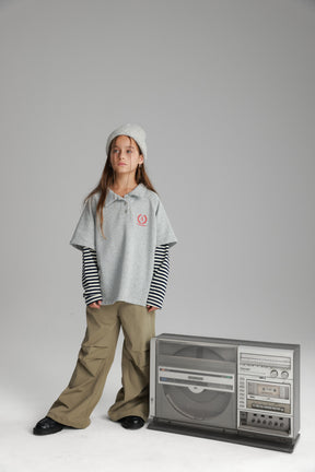 חולצת מרגו אפור בהיר