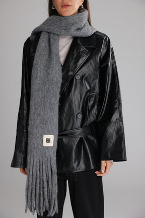 צעיף ננסי אפור