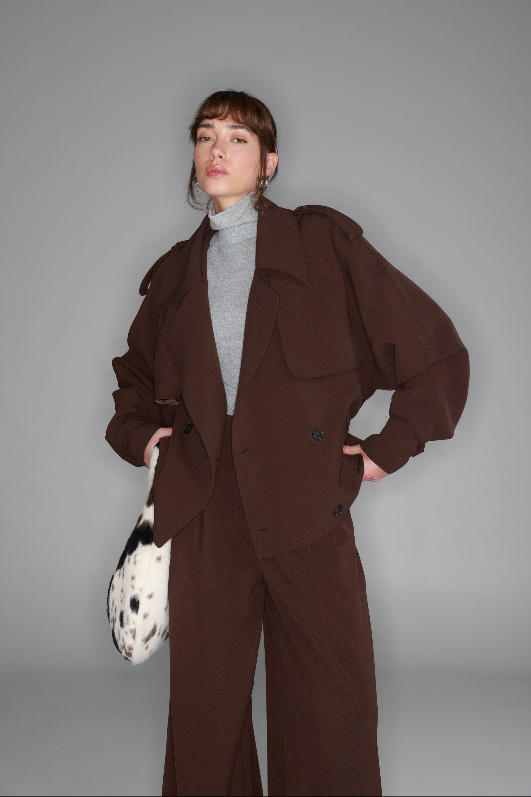 טרנץ' אנריקה חום כהה