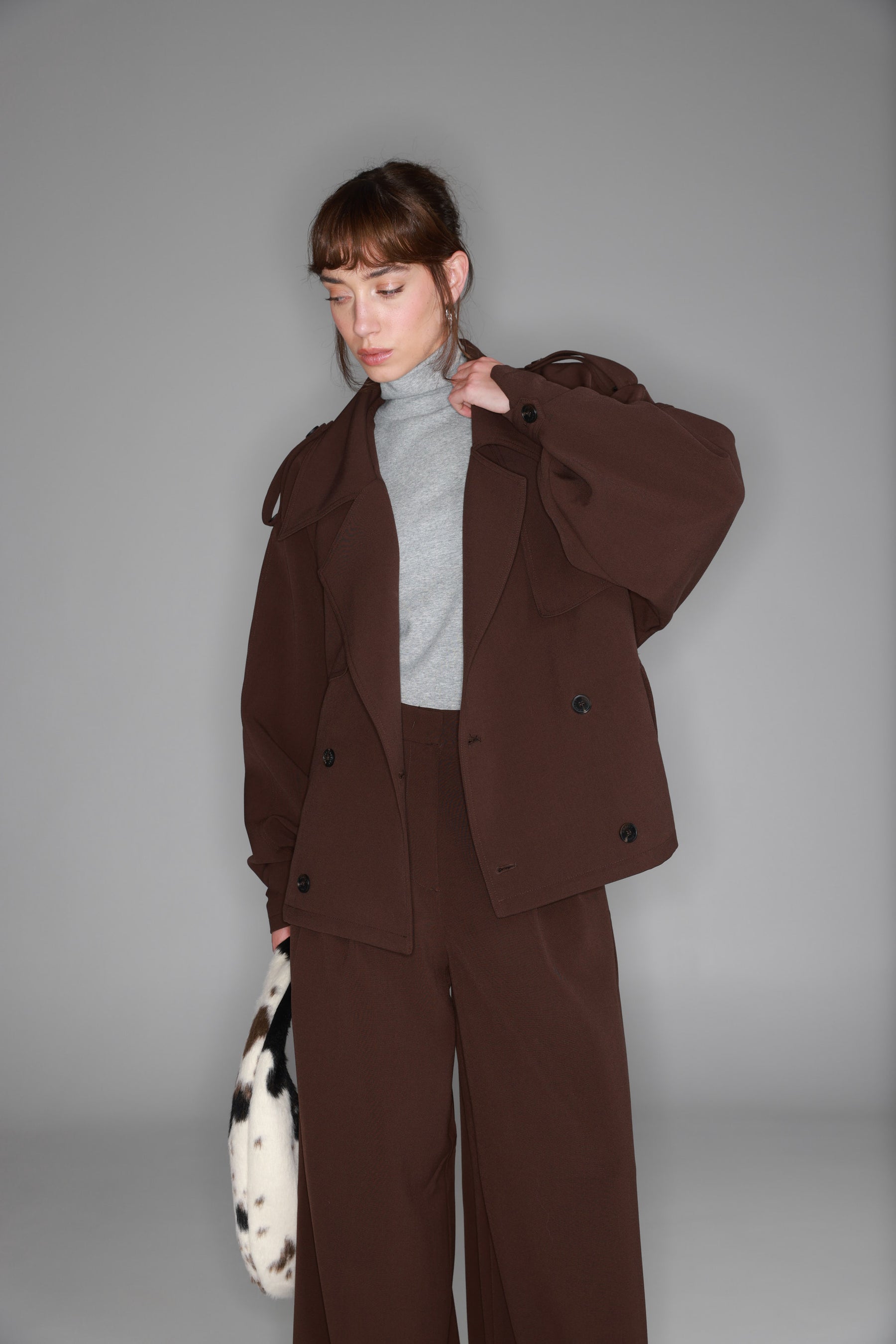 טרנץ' אנריקה חום כהה