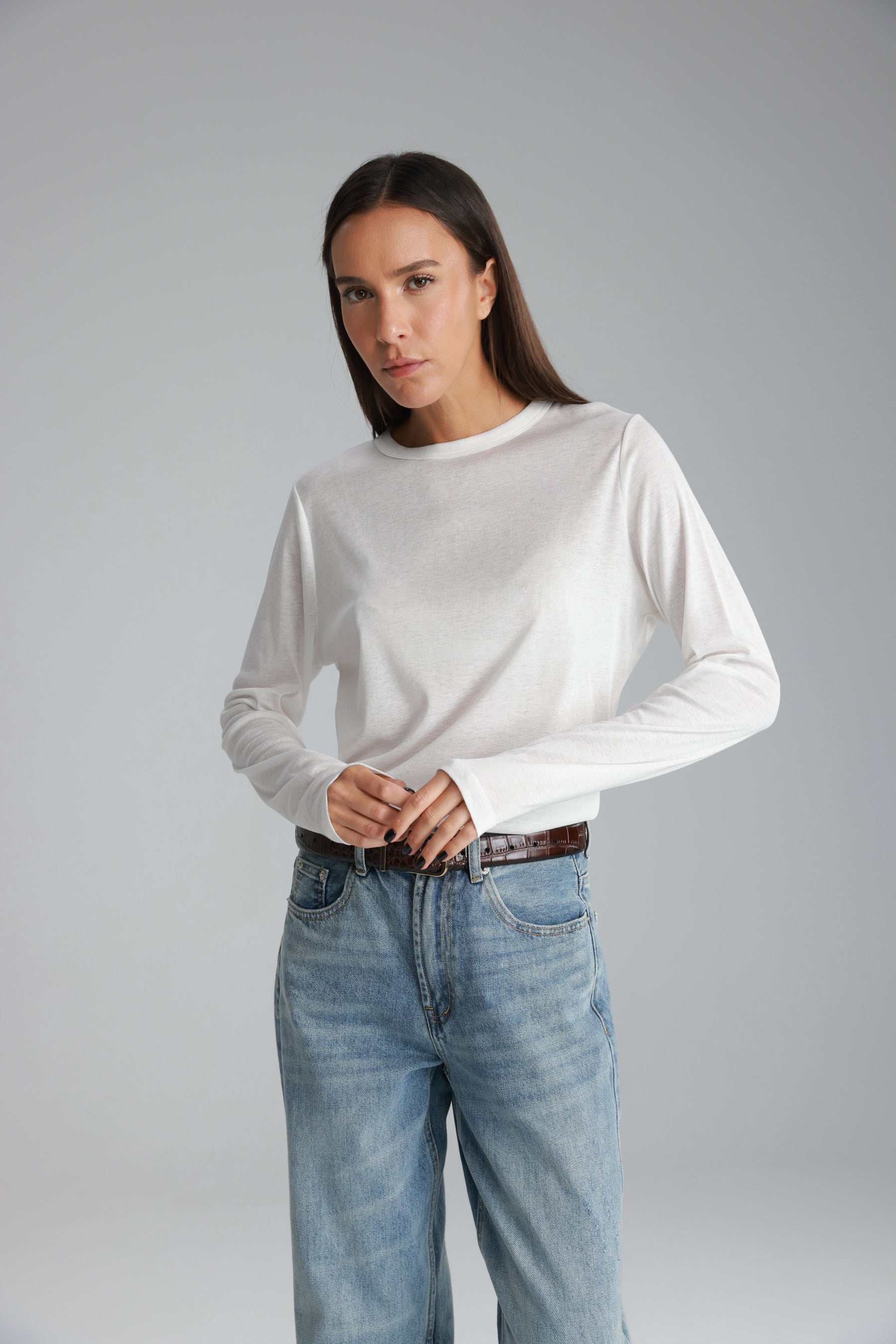 חולצת ניקי לבנה