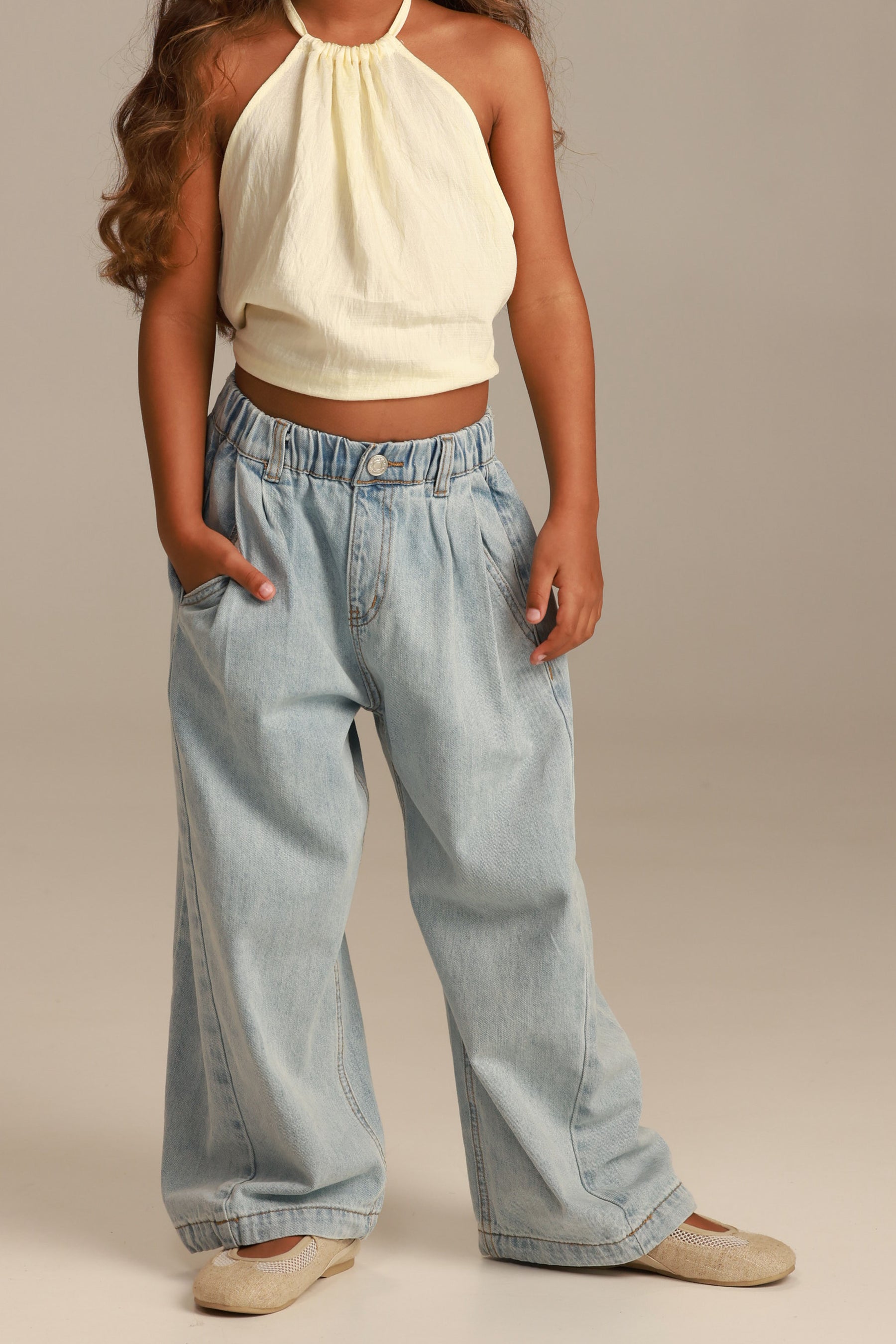 ג'ינס קטרין כחול בהיר