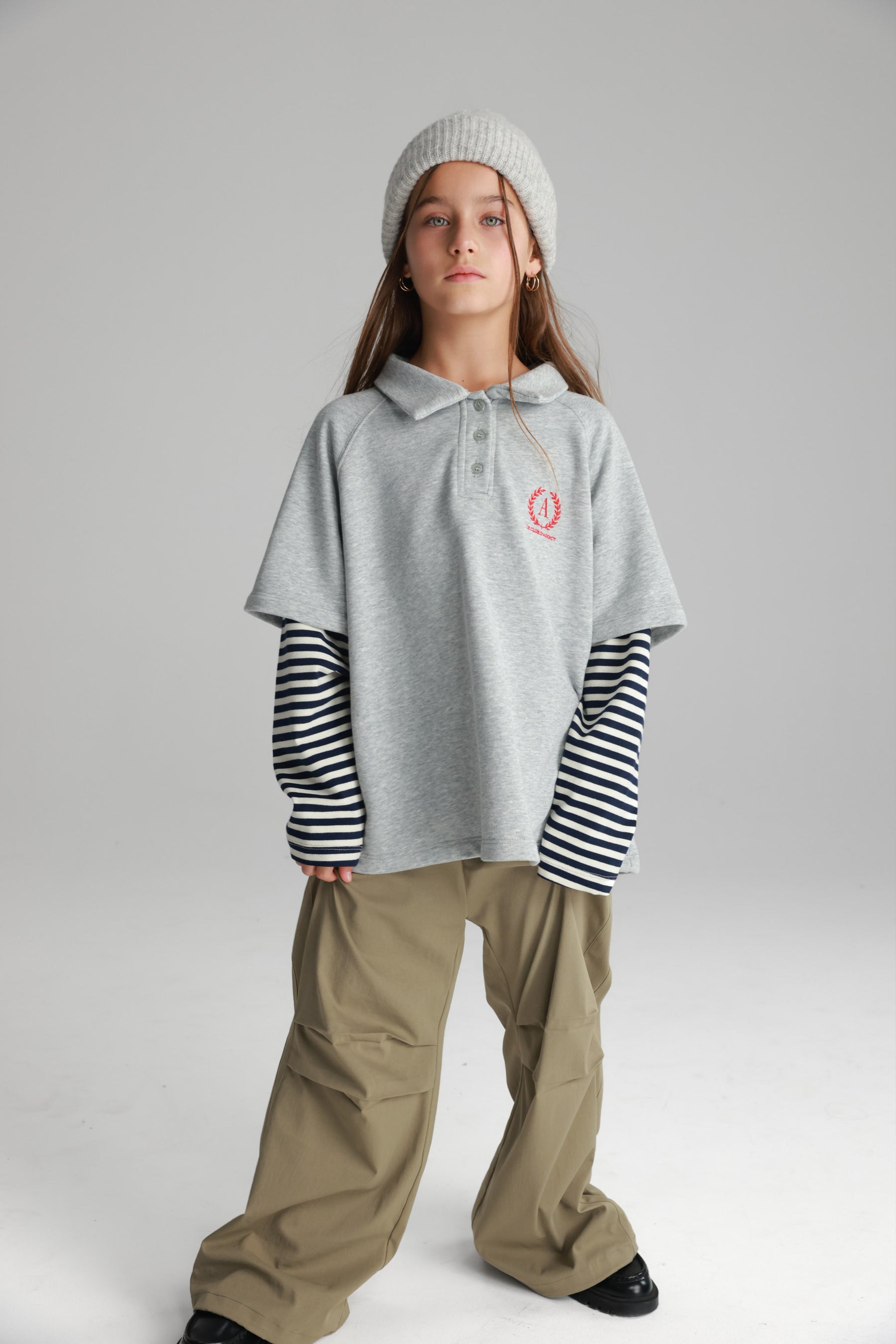 חולצת מרגו אפור בהיר