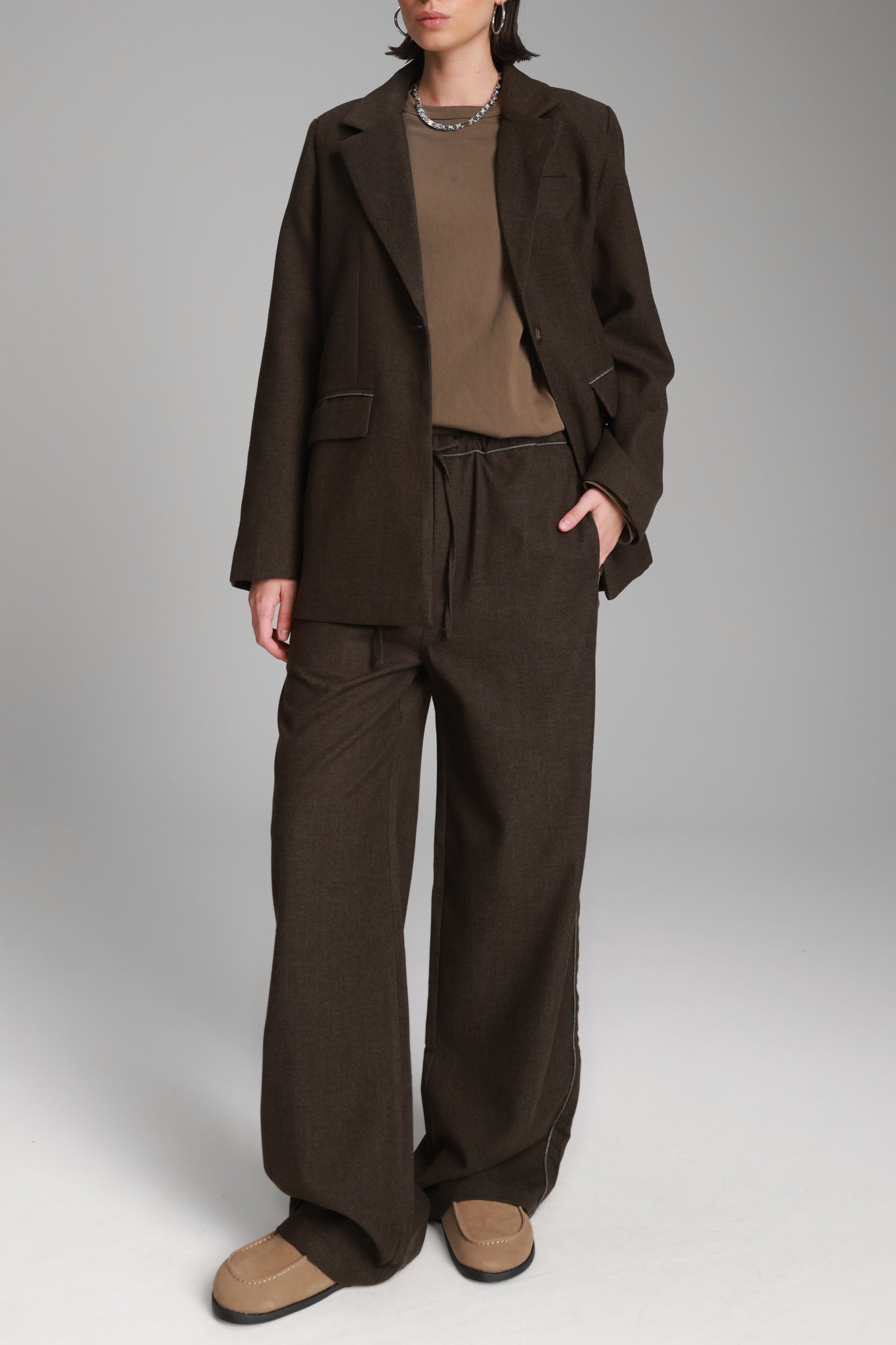 מכנסי איליי חומים