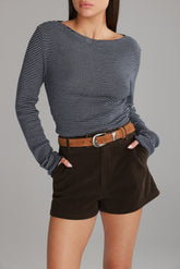 חולצת אנג'ל נייבי/לבן