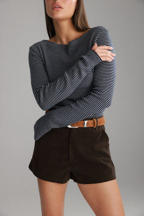 חולצת אנג'ל נייבי/לבן