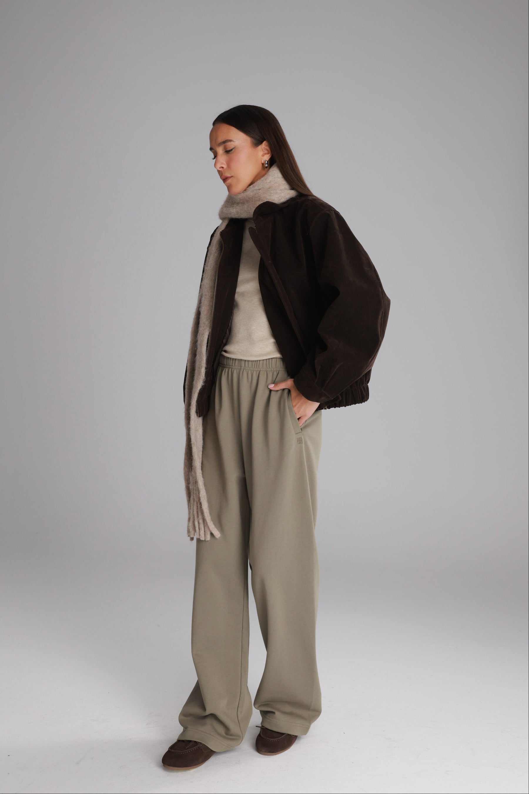 מכנסי אוולין חאקי