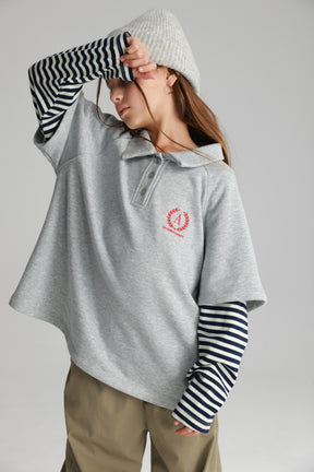 חולצת מרגו אפור בהיר