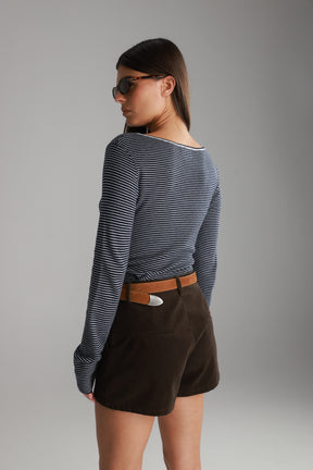 חולצת אנג'ל נייבי/לבן