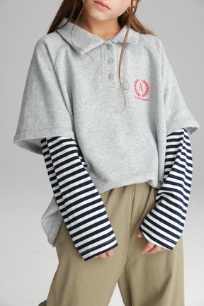 חולצת מרגו אפור בהיר