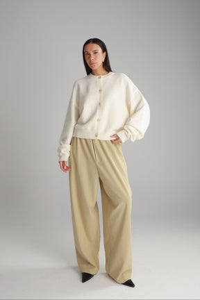 סוודר מלודי שמנת