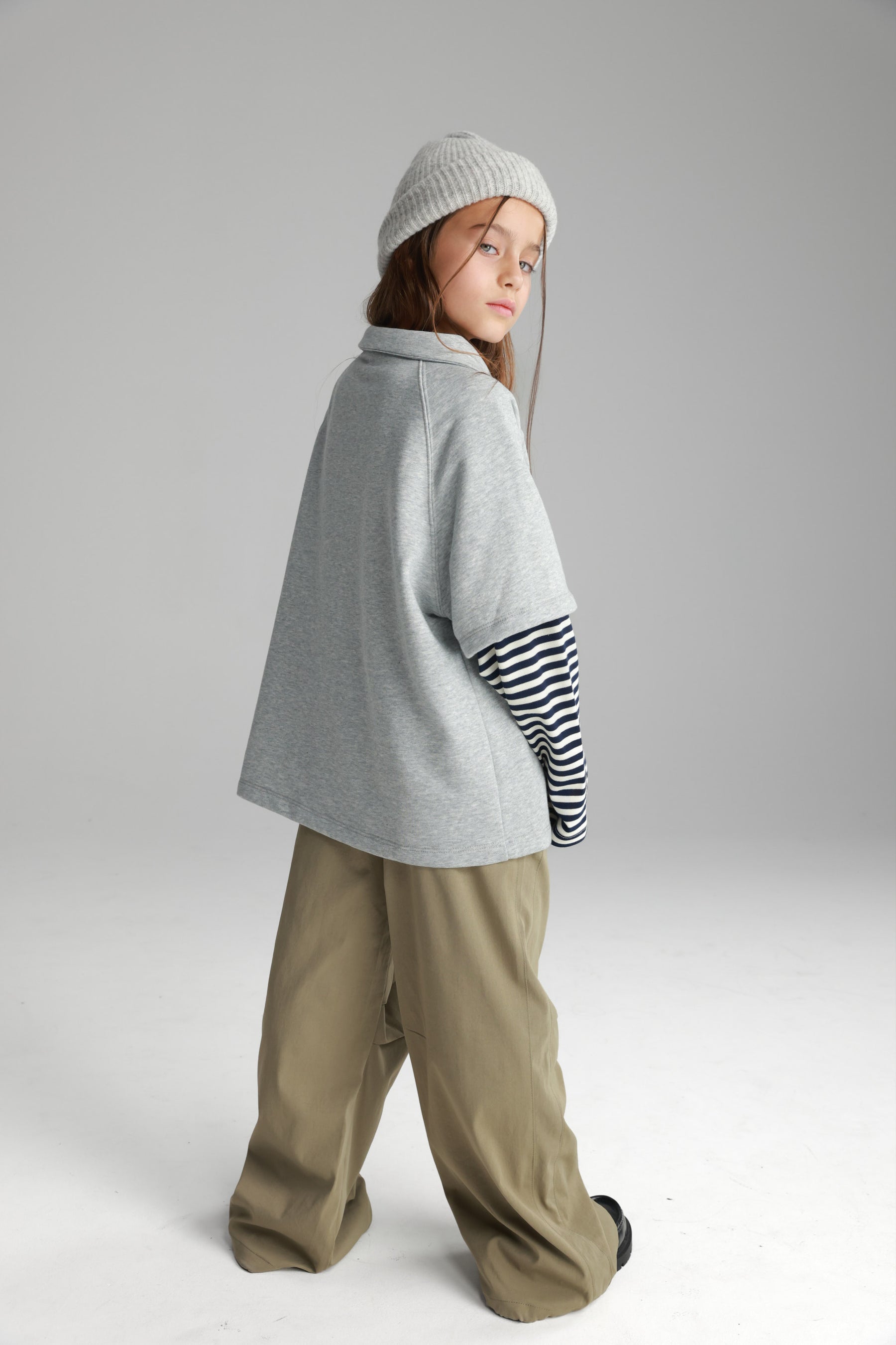 חולצת מרגו אפור בהיר