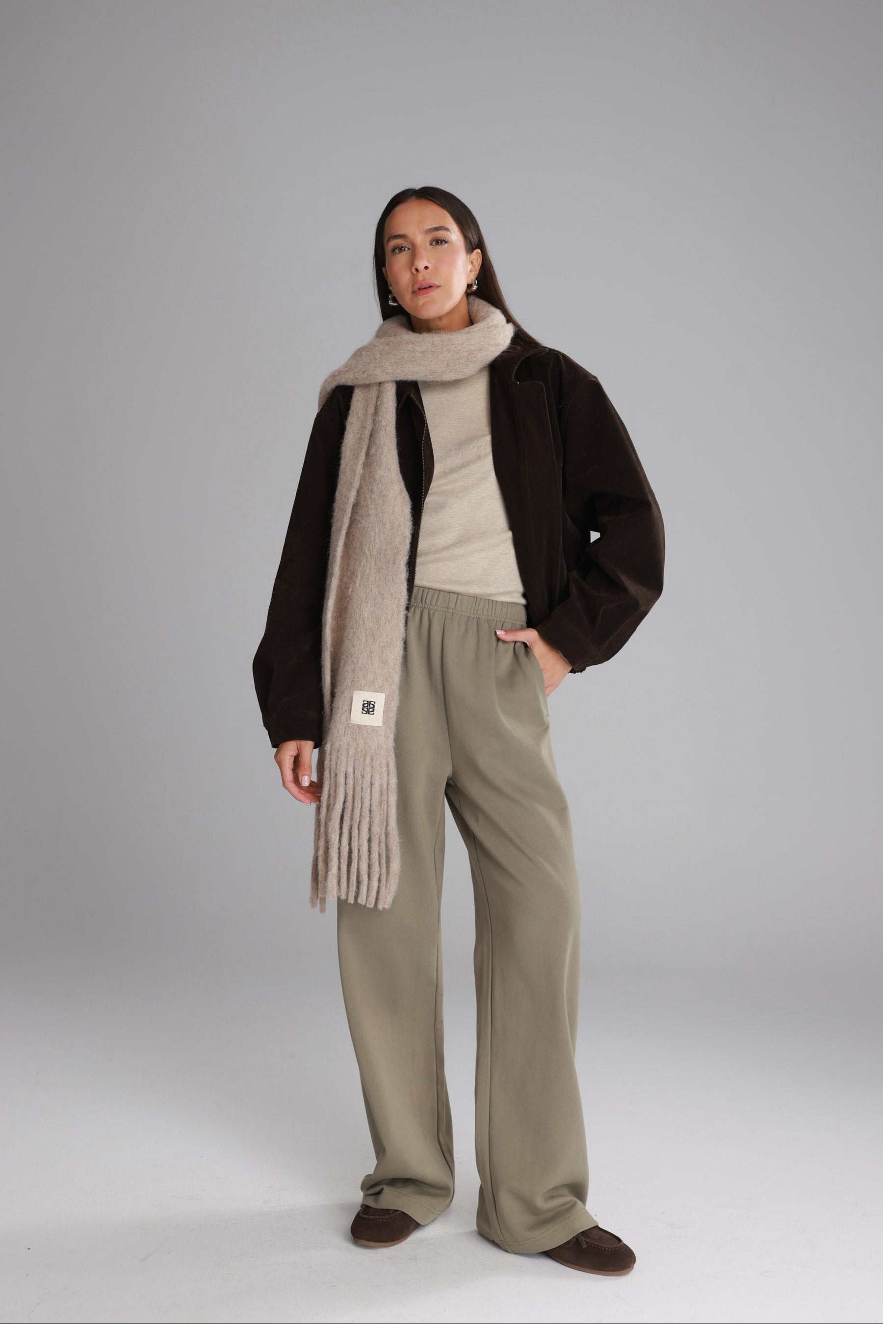 מכנסי אוולין חאקי