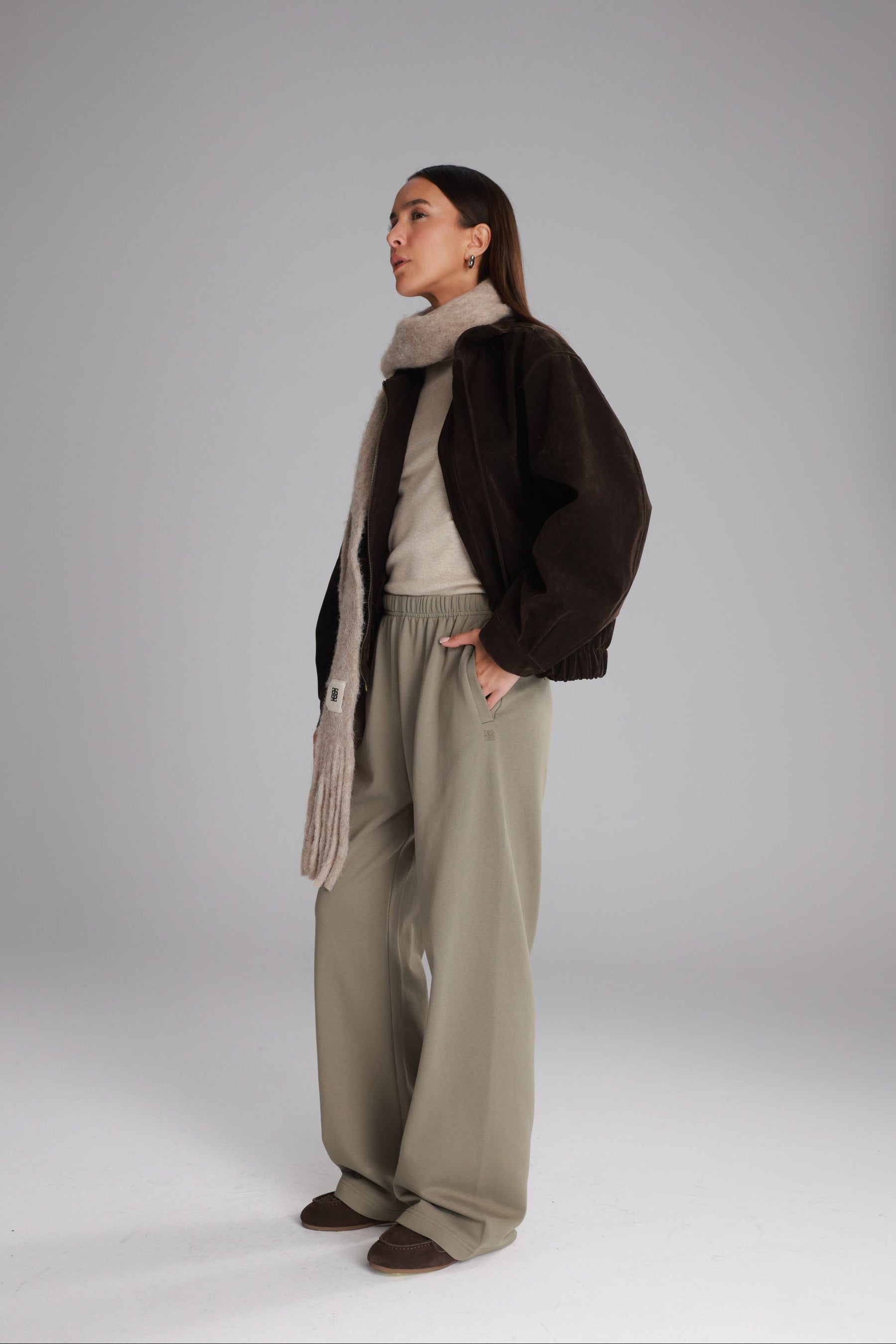 מכנסי אוולין חאקי