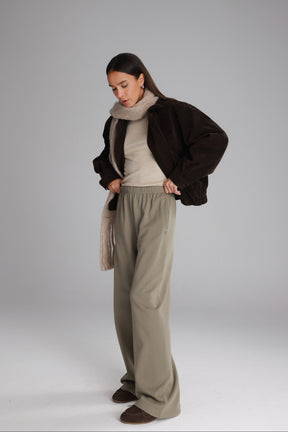 מכנסי אוולין חאקי