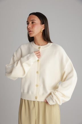 סוודר מלודי שמנת