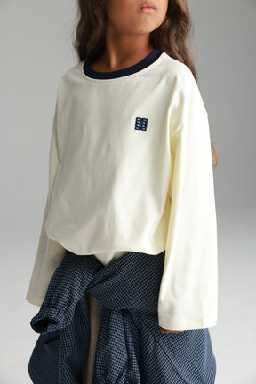 חולצת פייל שמנת