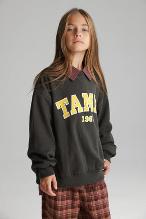 סוויטשירט ביילס אפור כהה