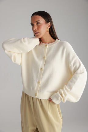 סוודר מלודי שמנת