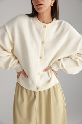 סוודר מלודי שמנת