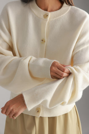 סוודר מלודי שמנת